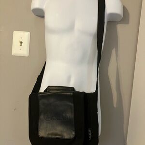 Black Leather Bag Satchel NRA